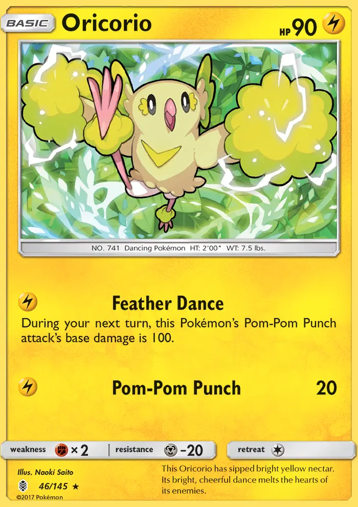 Oricorio — Guardians Rising card #46