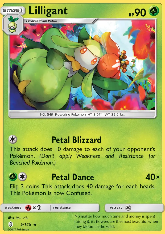 Lilligant — Guardians Rising card #5