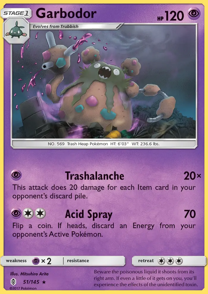 Garbodor — Guardians Rising card #51
