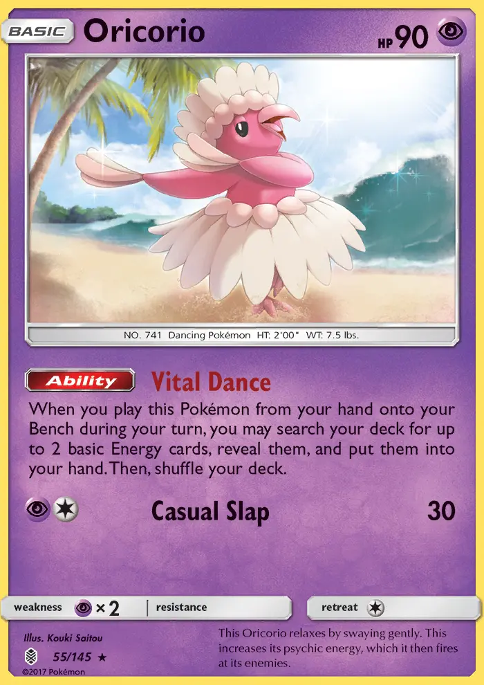 Oricorio — Guardians Rising card #55