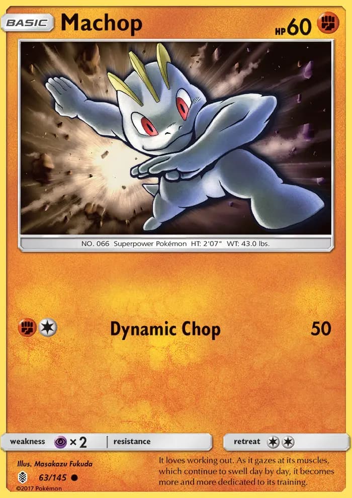 Machop — Guardians Rising card #63