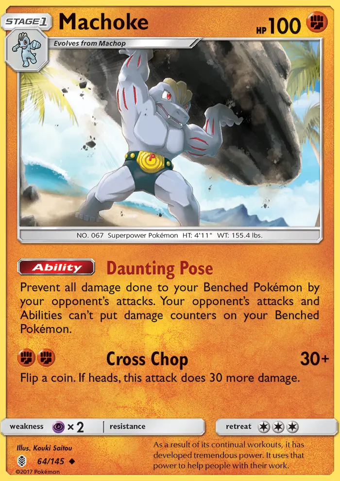Machoke — Guardians Rising card #64