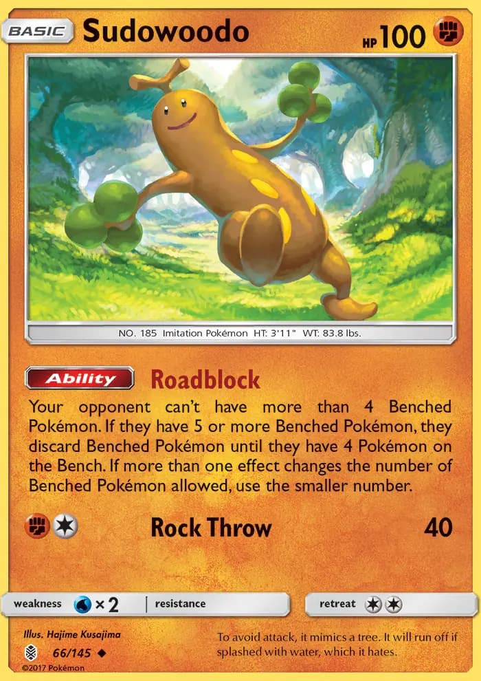 Sudowoodo — Guardians Rising card #66