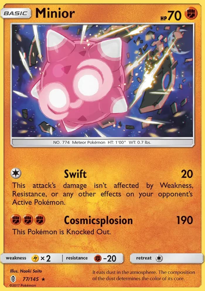 Minior — Guardians Rising card #77