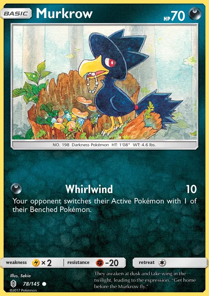 Murkrow — Guardians Rising card #78