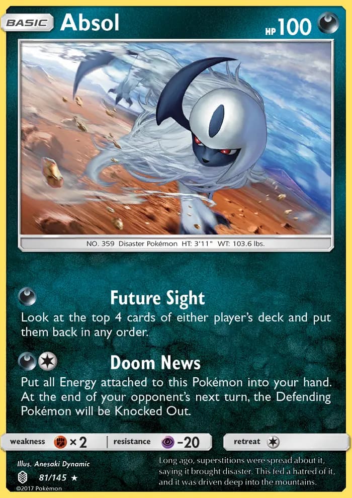 Absol — Guardians Rising card #81