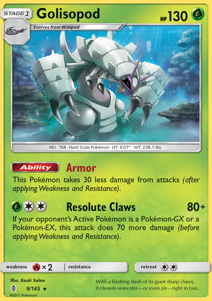 Golisopod — Guardians Rising card #9