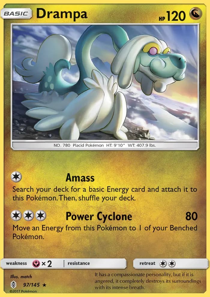 Drampa — Guardians Rising card #97