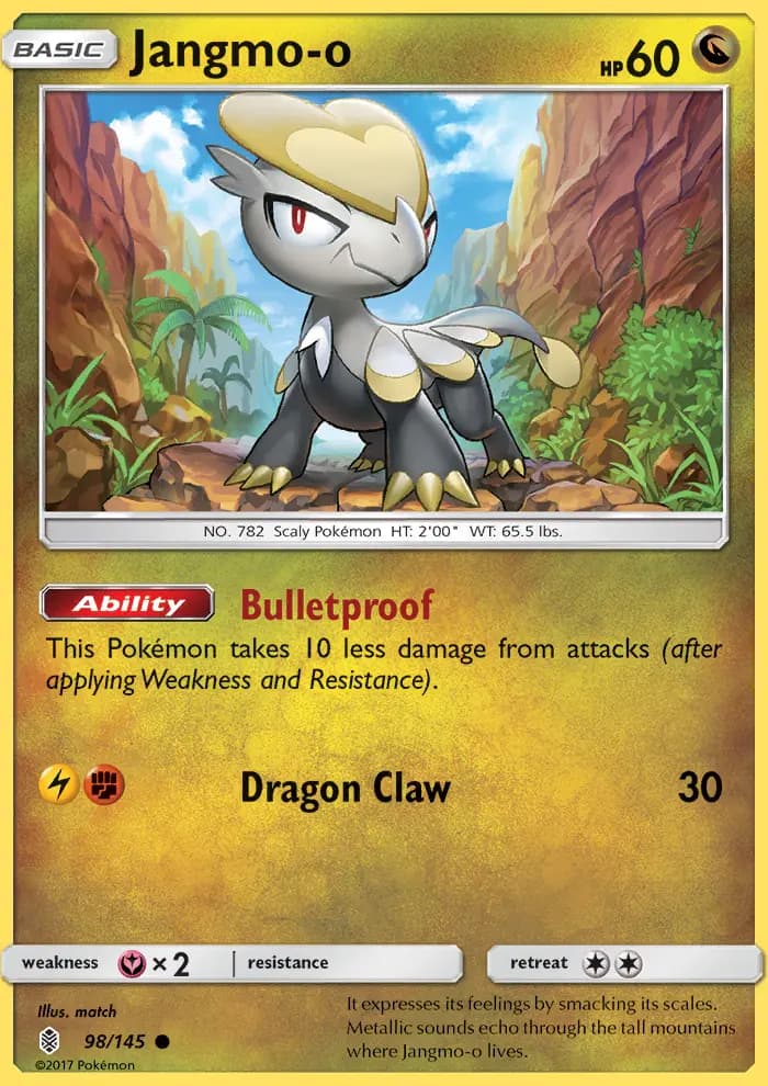 Jangmo-o — Guardians Rising card #98