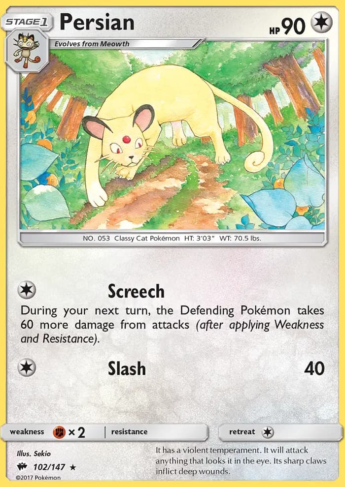 Persian — Burning Shadows card #102