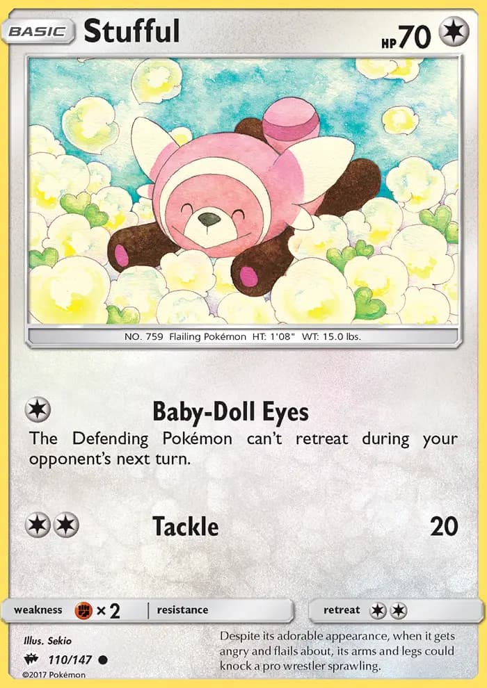 Stufful — Burning Shadows card #110