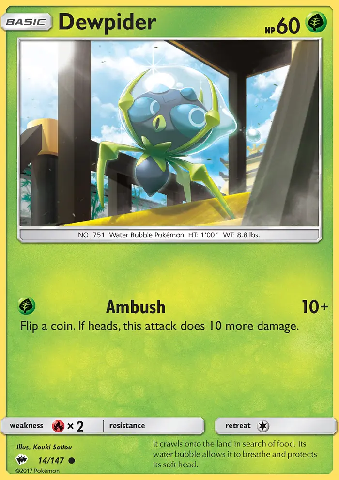 Dewpider — Burning Shadows card #14