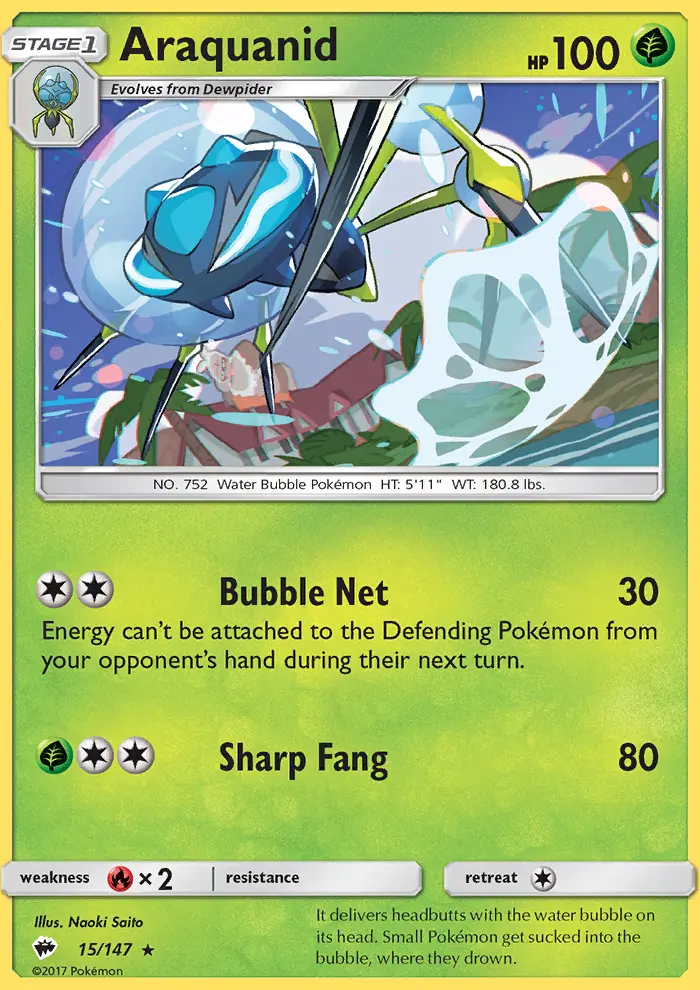 Araquanid — Burning Shadows card #15