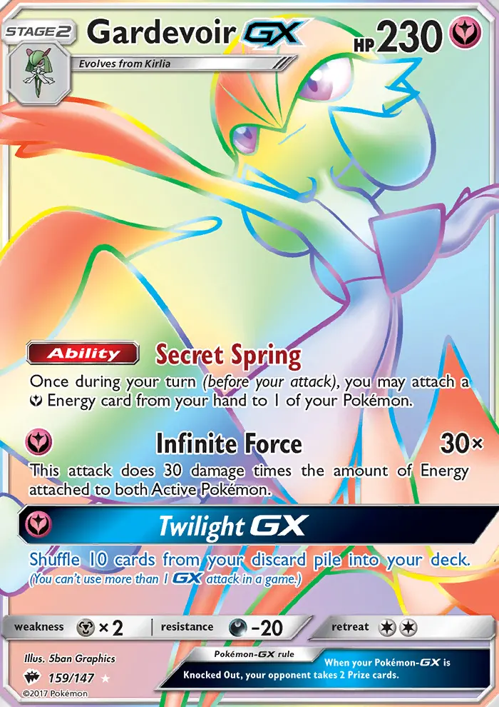 Gardevoir GX — Burning Shadows card #159