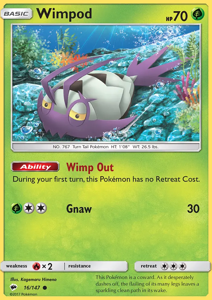 Wimpod — Burning Shadows card #16