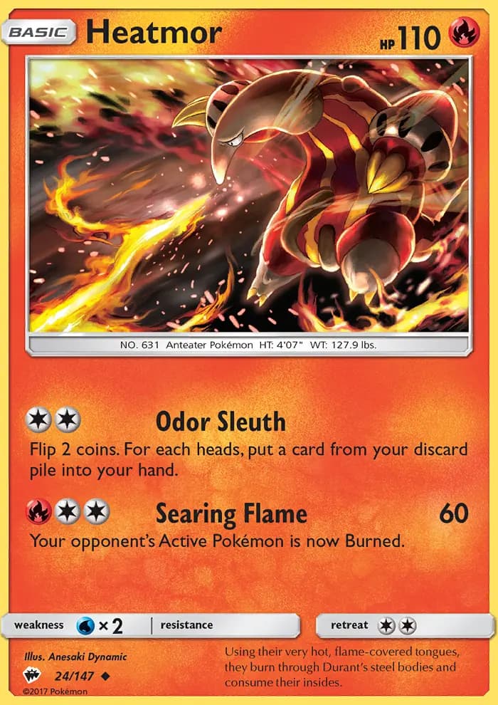 Heatmor — Burning Shadows card #24