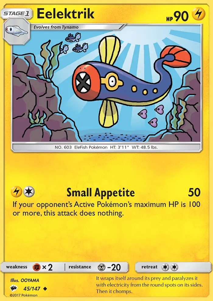 Eelektrik — Burning Shadows card #45