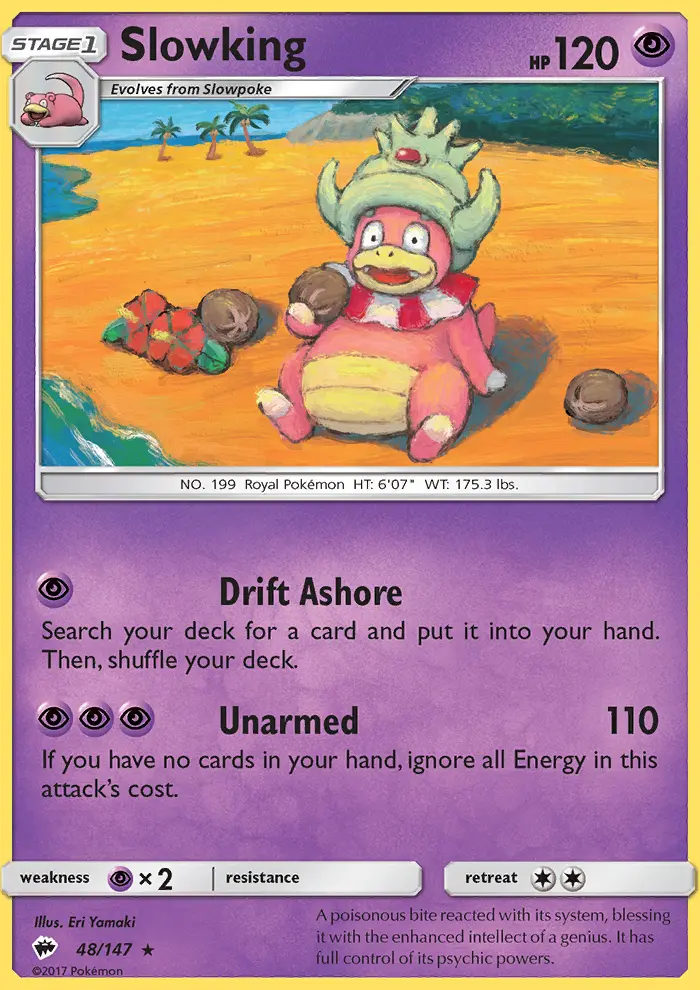 Slowking — Burning Shadows card #48