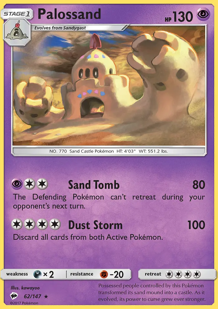Palossand — Burning Shadows card #62