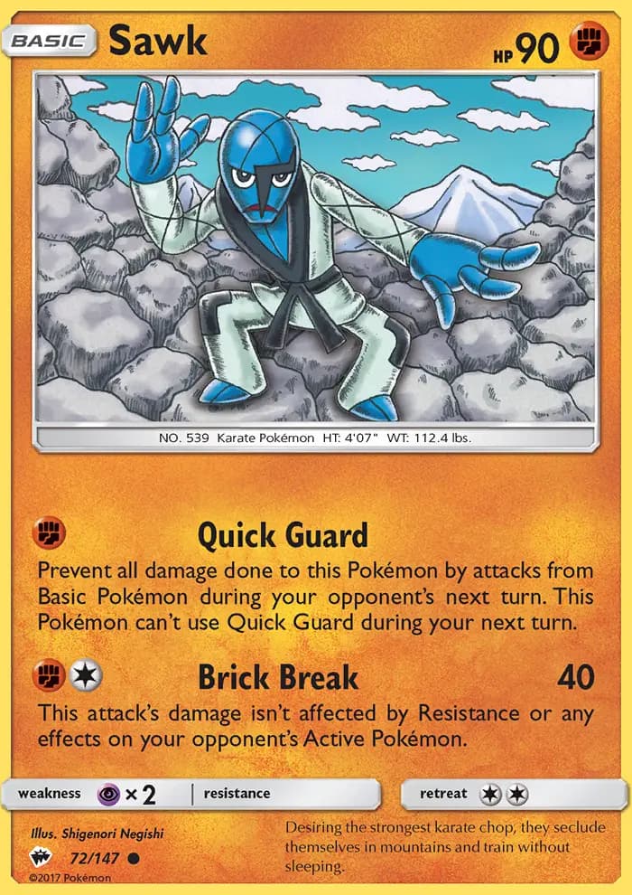 Sawk — Burning Shadows card #72