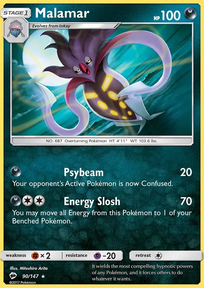 Malamar — Burning Shadows card #90