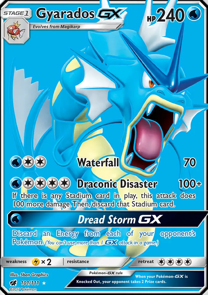 Gyarados GX — Crimson Invasion card #101
