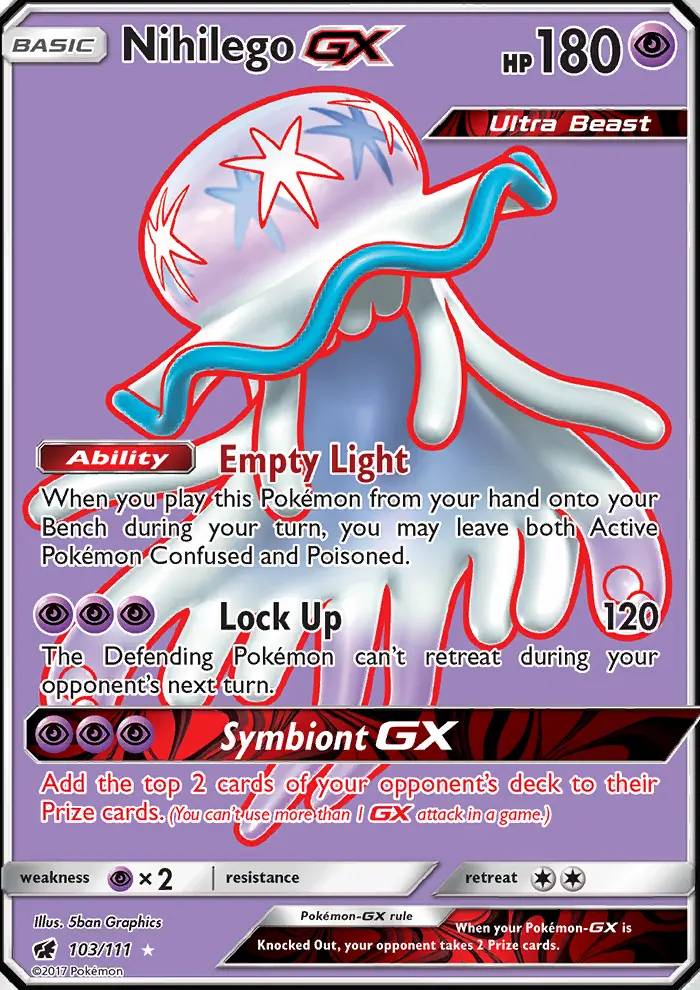 Nihilego GX — Crimson Invasion card #103