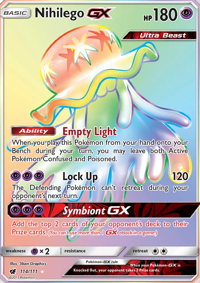 Nihilego GX — Crimson Invasion card #114