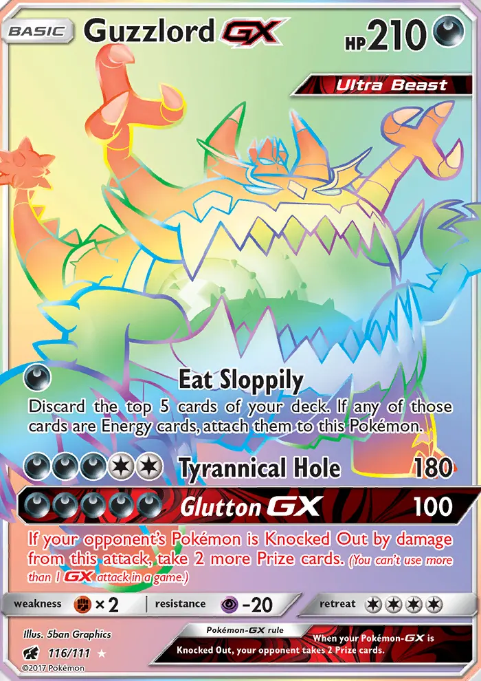 Guzzlord GX — Crimson Invasion card #116