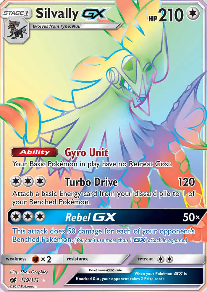 Silvally GX — Crimson Invasion card #119