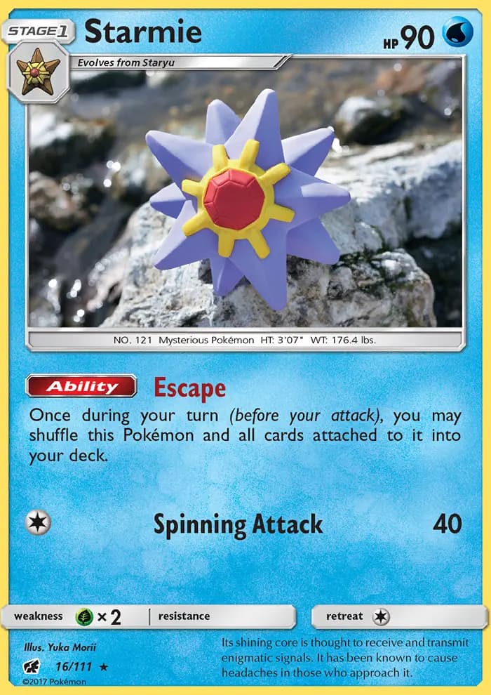 Starmie — Crimson Invasion card #16