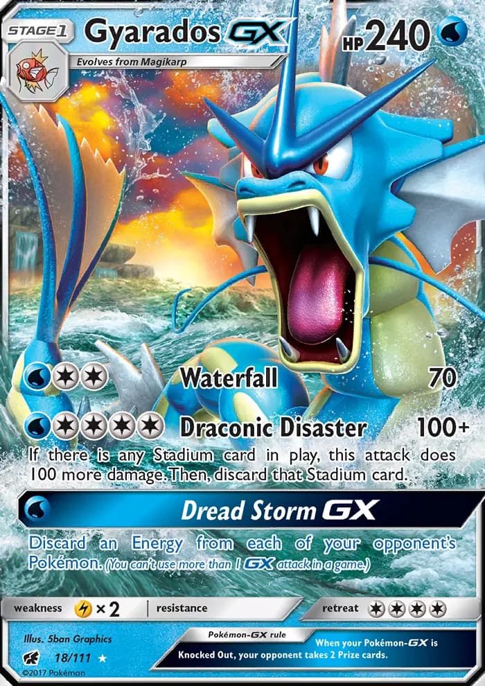 Gyarados GX — Crimson Invasion card #18
