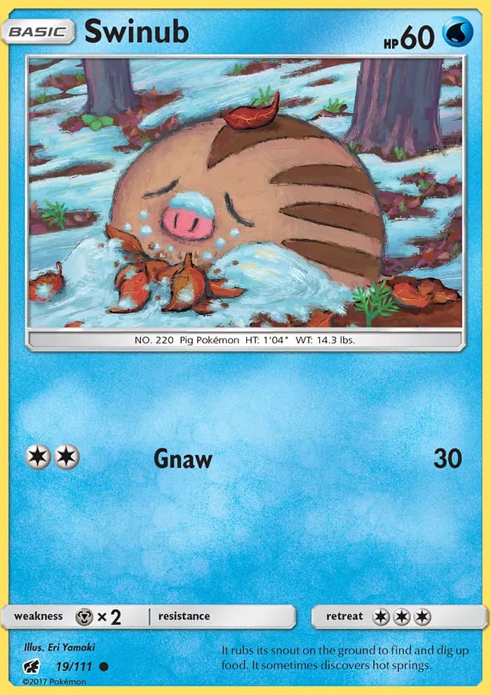 Swinub — Crimson Invasion card #19