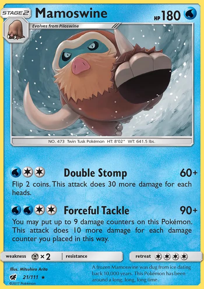 Mamoswine — Crimson Invasion card #21