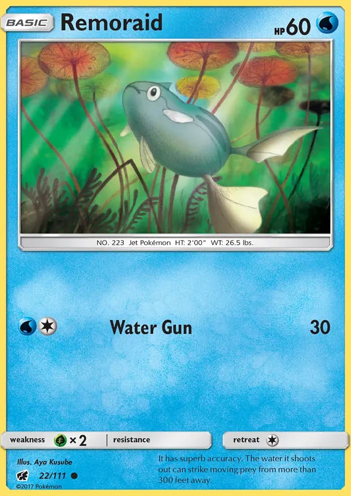 Remoraid — Crimson Invasion card #22