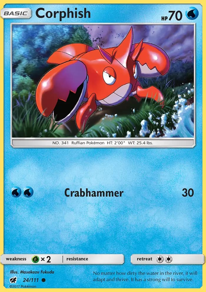 Corphish — Crimson Invasion card #24