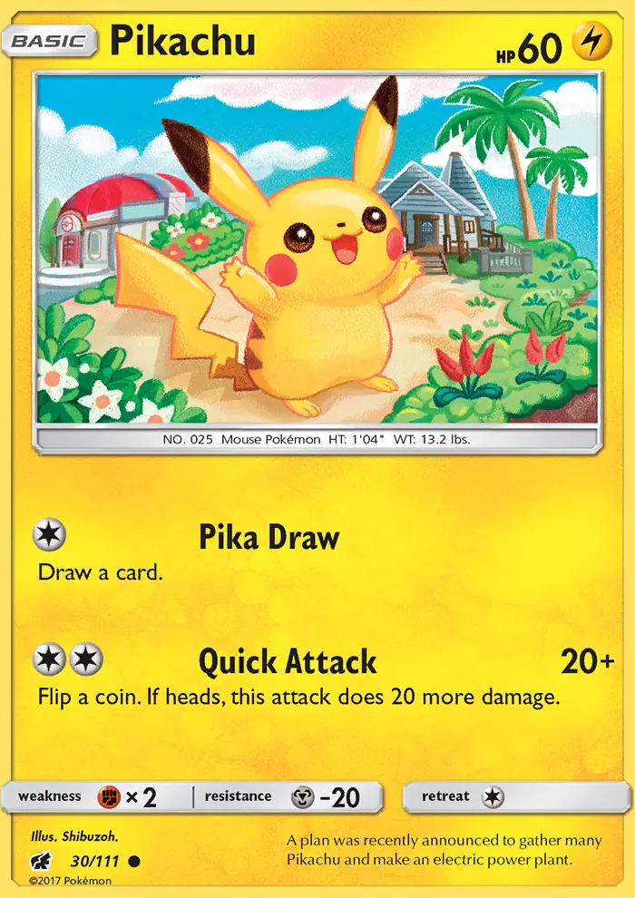 Pikachu — Crimson Invasion card #30