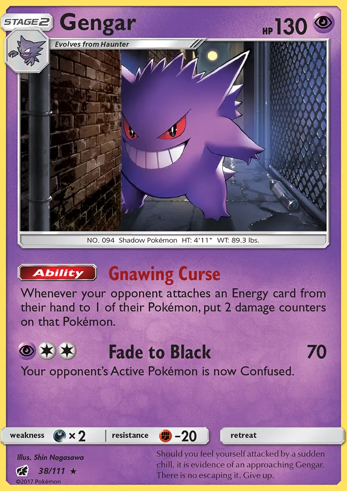 Gengar — Crimson Invasion card #38