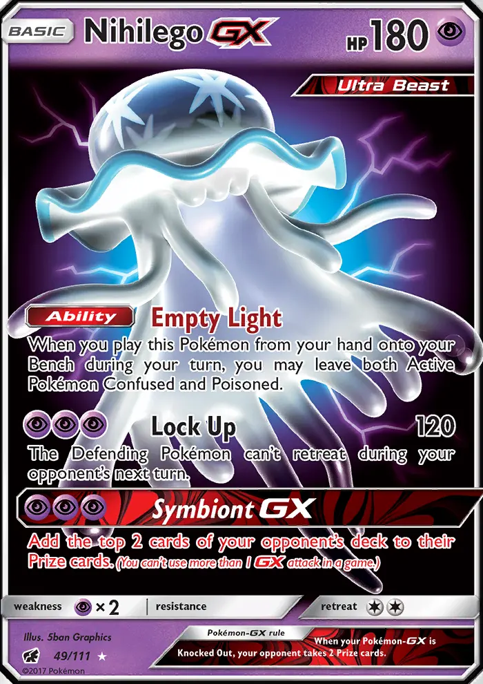 Nihilego GX — Crimson Invasion card #49