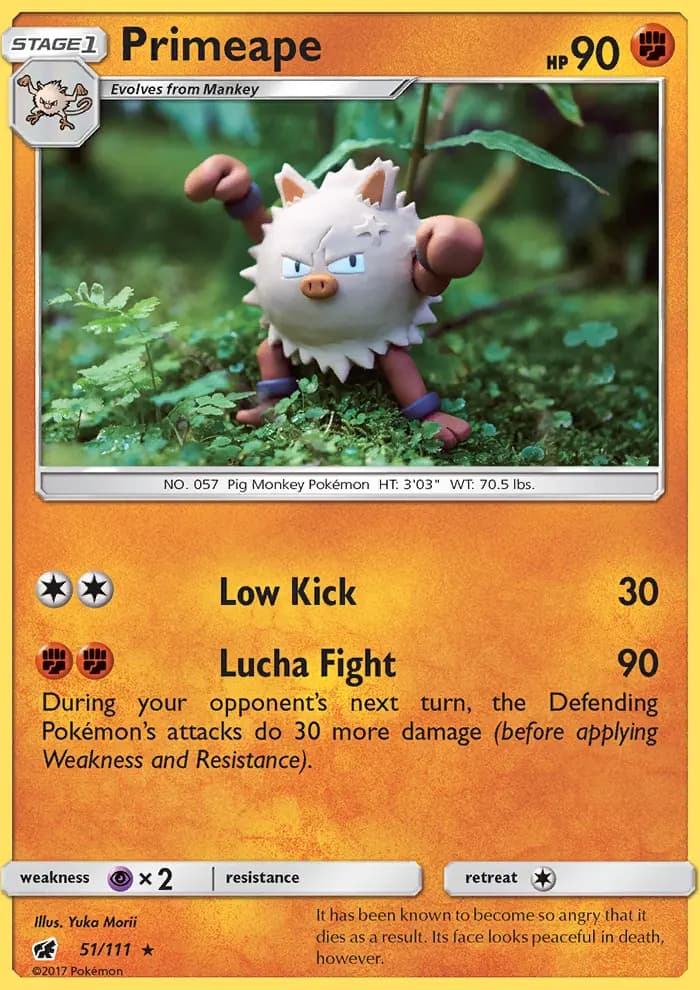 Primeape — Crimson Invasion card #51