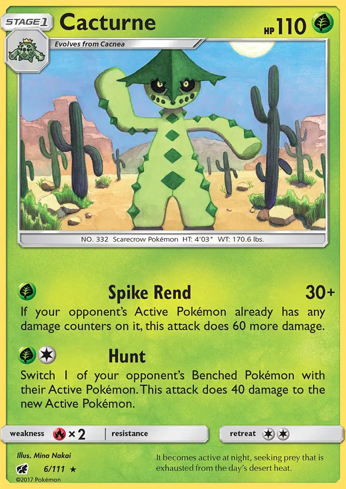 Cacturne — Crimson Invasion card #6