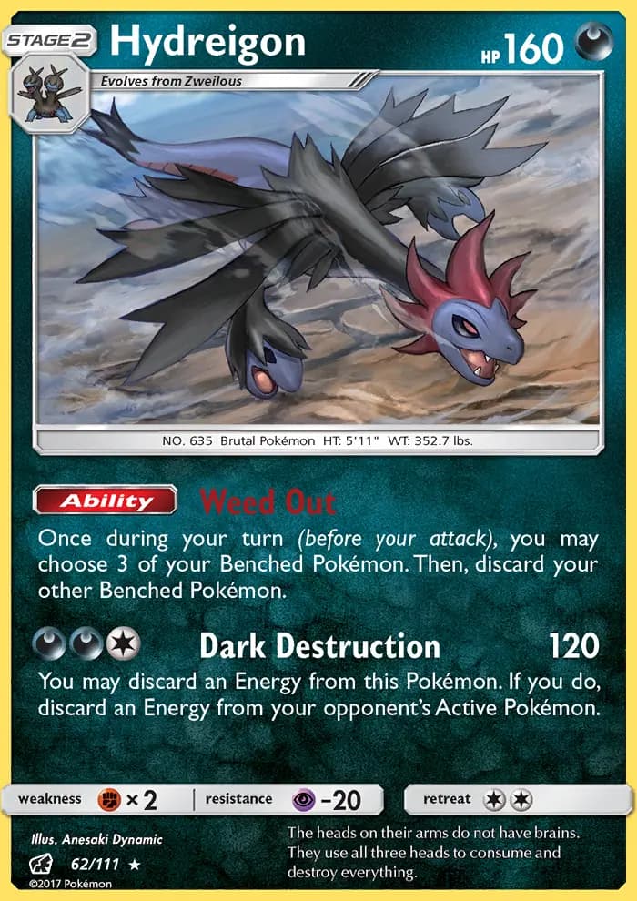 Hydreigon — Crimson Invasion card #62