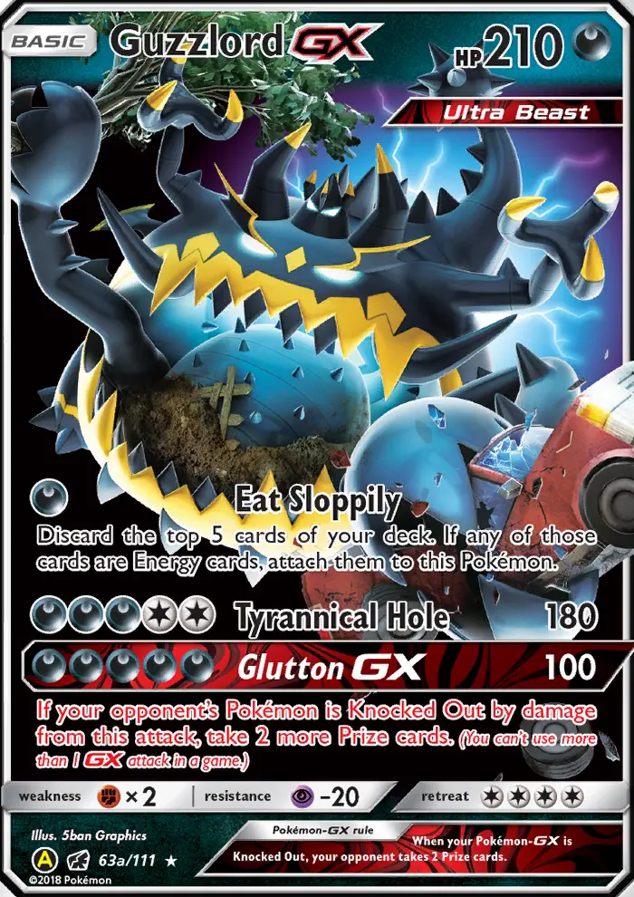 Guzzlord-GX — Crimson Invasion card #63a