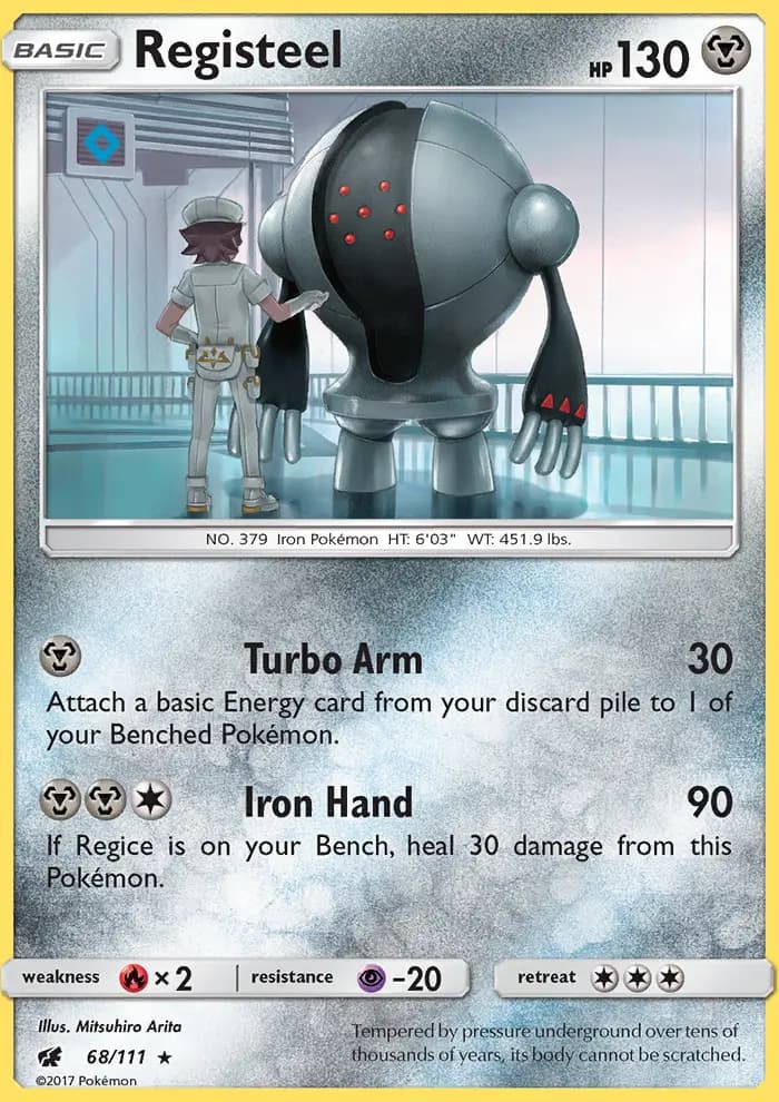 Registeel — Crimson Invasion card #68