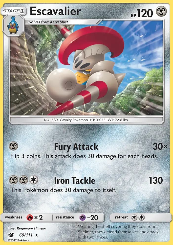 Escavalier — Crimson Invasion card #69