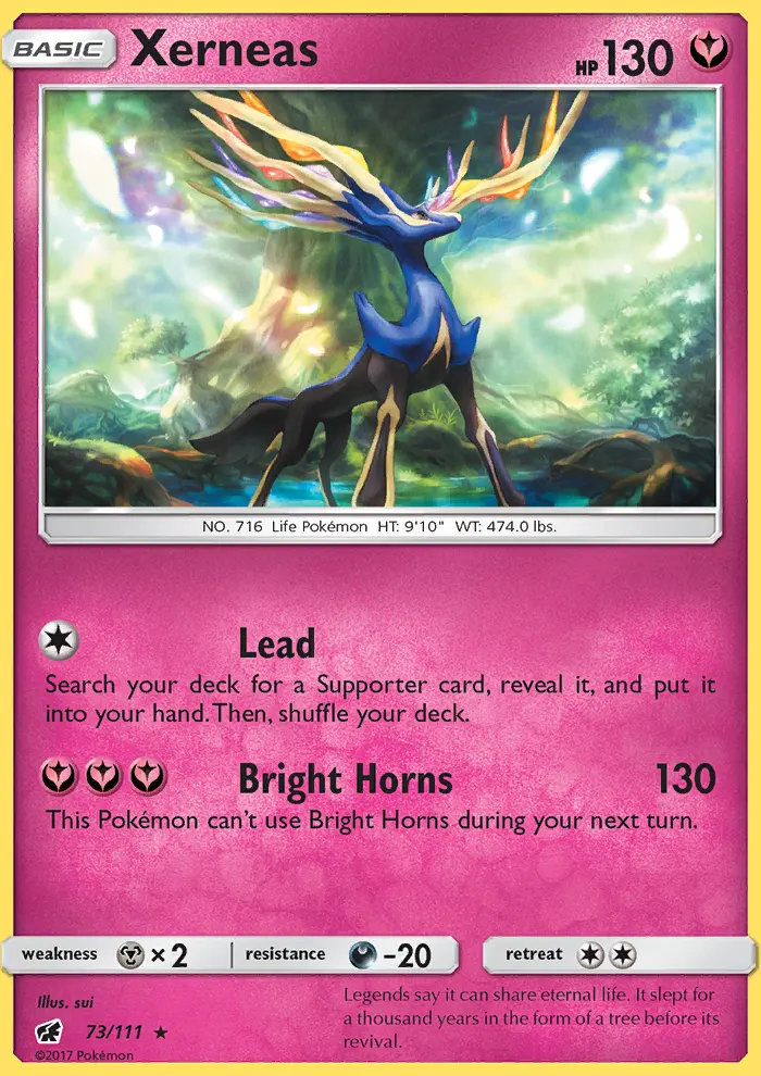 Xerneas — Crimson Invasion card #73