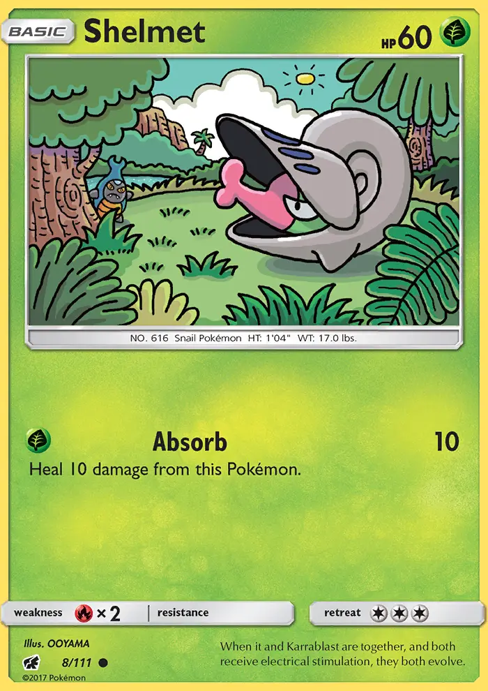 Shelmet — Crimson Invasion card #8