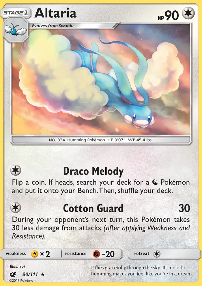 Altaria — Crimson Invasion card #80