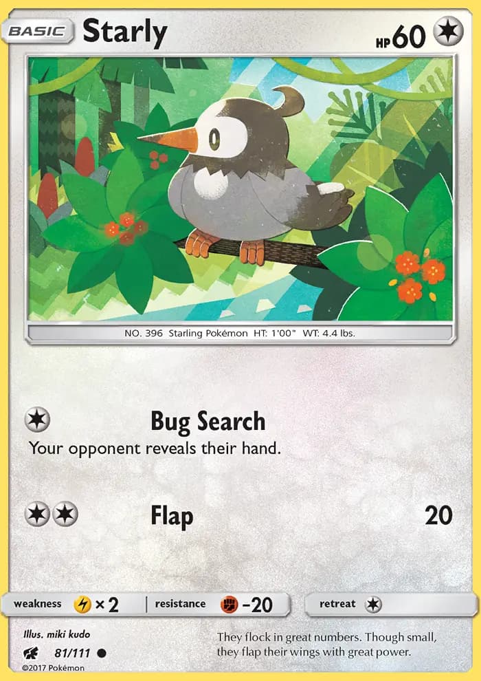 Starly — Crimson Invasion card #81