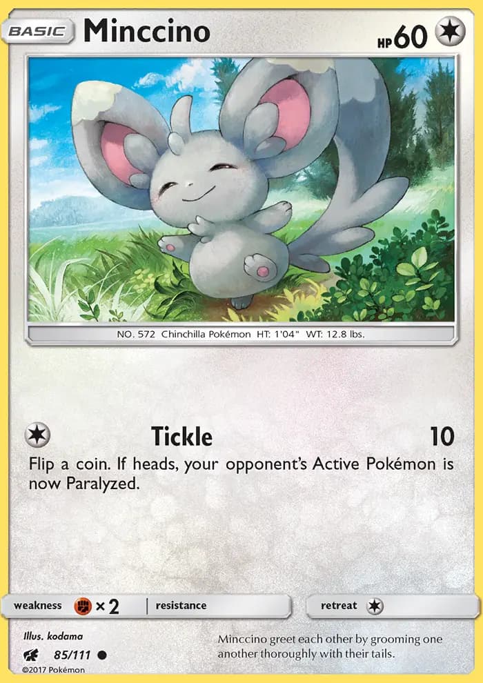 Minccino — Crimson Invasion card #85